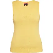 MyMo ROCKS Top de malha amarelo