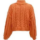 Mymo Pullover laranja escuro
