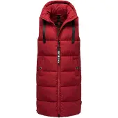 NAVAHOO Colete 'Schnuffelchen' vermelho cereja / preto