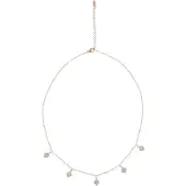 NAEMI Colar ouro rosa / transparente