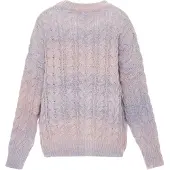 Mymo Pullover azulado / cor-de-rosa