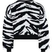 MyMo ROCKS Pullover preto / branco lã
