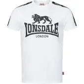 Lonsdale Camisa 'Stour' preto / branco