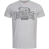Lonsdale Camisa 'Allanfearn' acinzentado / preto