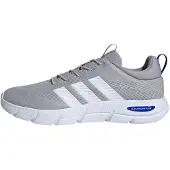 Adidas Sapatilhas baixas 'Cloudfoam Flex' cinzento / branco