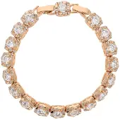 NAEMI Pulseira ouro / branco