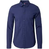 Tommy Hilfiger Camisa azul escuro / vermelho / branco