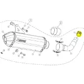 Akrapovic Braçadeira De Escape X-city 250 P-r51