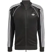 Adidas Originals Casaco em moletão 'SST' preto / branco