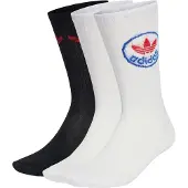 Adidas Originals Meias Crew Trefoils 3 Unidades