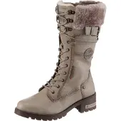 Mustang Bota com atacadores bege