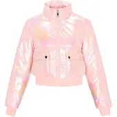 Mymo Casaco meia-estação laranja claro / cor-de-rosa