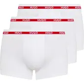 HUGO Boxers vermelho / branco