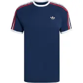 Adidas Camisa '3-STRIPES' navy / vermelho / branco
