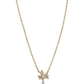 Faina Colar ouro / transparente