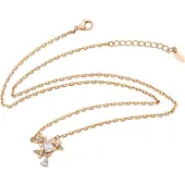NAEMI Colar ouro rosa / prata
