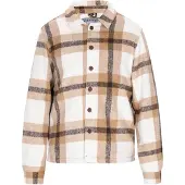 Dreimaster Camisa bege / chocolate / branco