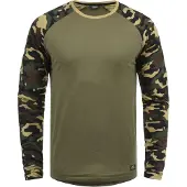 !Solid Camisa 'Cajus' verde / preto / branco