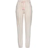 s.Oliver Calças de pijama menta / rosa pastel / preto / branco