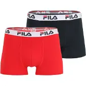 FILA Boxers vermelho / preto / branco