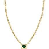 NAEMI Colar ouro / verde