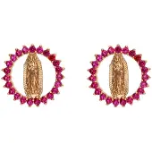 NAEMI Brincos ouro / rosa