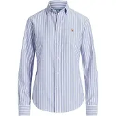 Ralph Lauren Blusa azul claro / branco