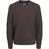 Jack & Jones Suéter Com Decote Em V Cosy Cable
