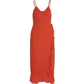 Vila Vestido Midi Sem Mangas Grapilla Singlet