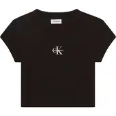 Calvin Klein Jeans Camisa preto / branco
