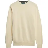 Superdry para homem. M6110691A Camisola Essentials bege (S), Casual, Algodão
