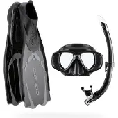 Cressi Conjunto De Snorkel Kit Pluma Perla Pluma Gamma