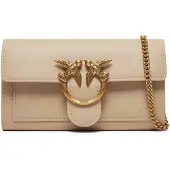Pinko Clutches 'LOVE ONE' bege