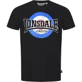 Lonsdale Camisa 'Huyton' azul / vermelho / preto / branco
