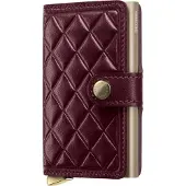 Secrid Carteira De Couro Miniwallet Emboss Diamond