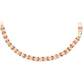 Faina Pulseira ouro rosa / laranja