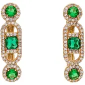 Gaya Brincos ouro / verde