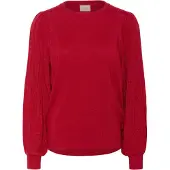 Kaffe Pullover vermelho
