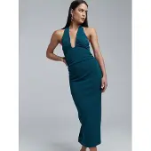 BWLDR Vestido 'Harli' petróleo