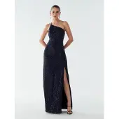 BWLDR Vestido 'Boston' azul noturno