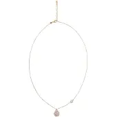 Faina Colar ouro rosa / transparente