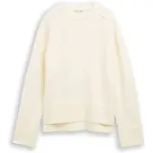 Tom Tailor Pullover branco lã