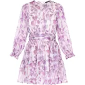 Faina Vestido roxo / rosa escurecido / branco