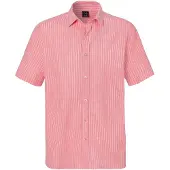 John devin Camisa vermelho claro / branco lã