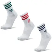 Adidas Meias de Cano Médio – 3 pares