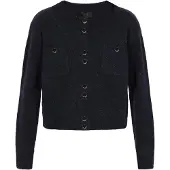 Dreimaster Klassik Casaco de malha navy