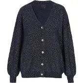 Dreimaster Klassik Casaco de malha navy
