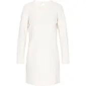 Dreimaster Klassik Vestido de malha offwhite