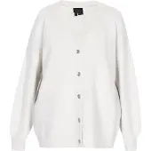 Dreimaster Klassik Casaco de malha offwhite