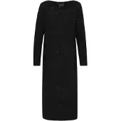 Dreimaster Klassik Vestido de malha preto